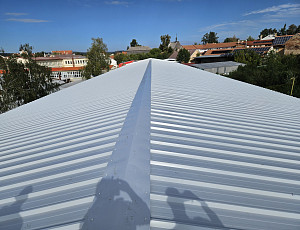 Rekonstrukce střešního pláště průmyslové výrobní haly